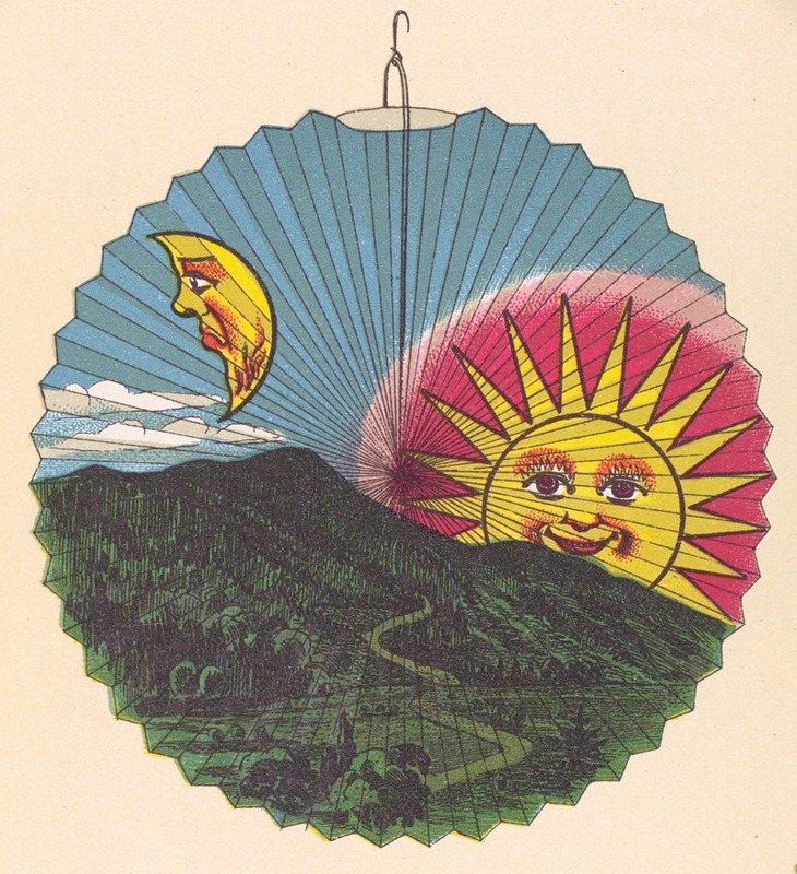 Anonymous - Rising sun lantern design