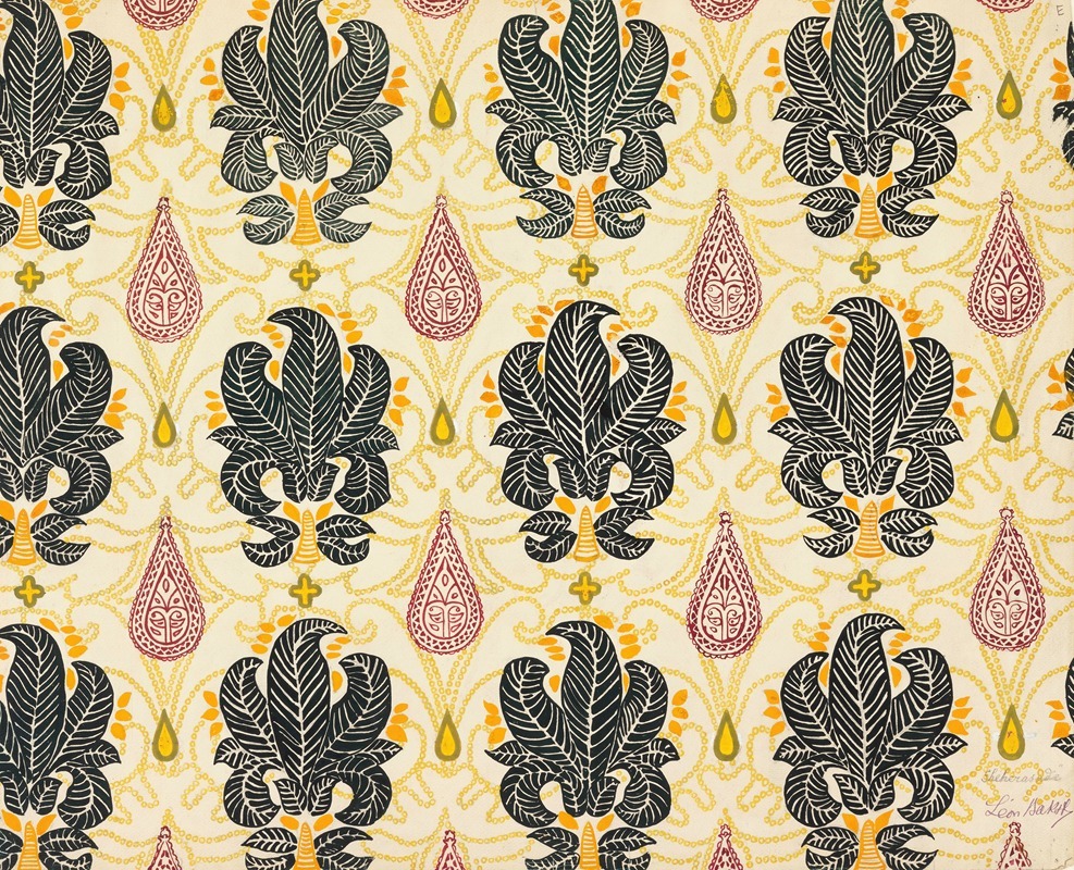 Anonymous - Textile Design for Ballet ‘Scheherazade’