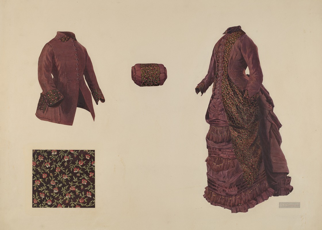 Douglas Campbell - Gown, Coat, and Muff