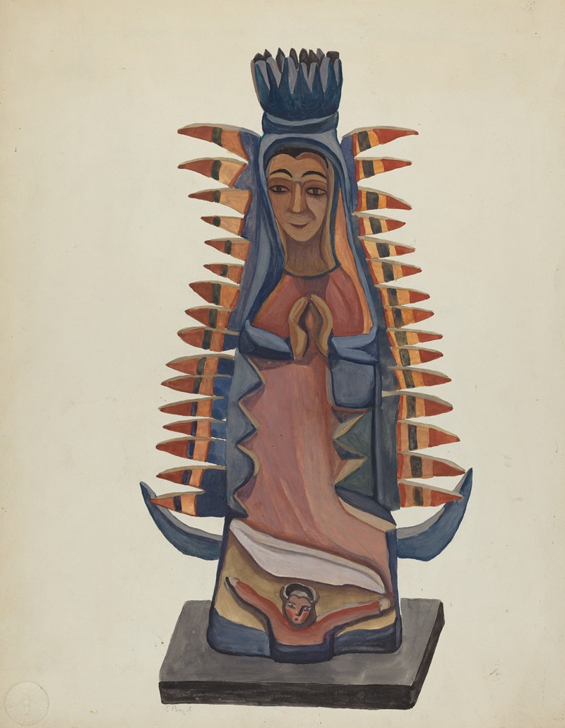 E. Boyd - Bulto of the Virgin of Guadalupe