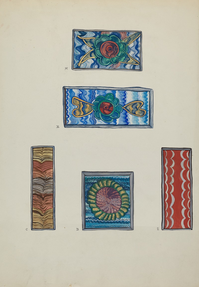 E. Boyd - Panels from Tin Frames and Nichos