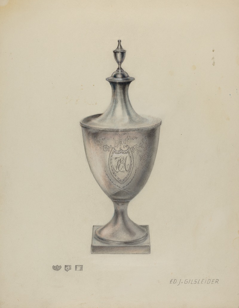 E.J. Gilsleider - Silver Sugar Urn