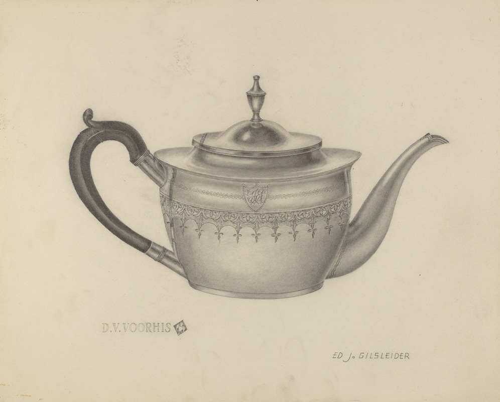 E.J. Gilsleider - Silver Teapot