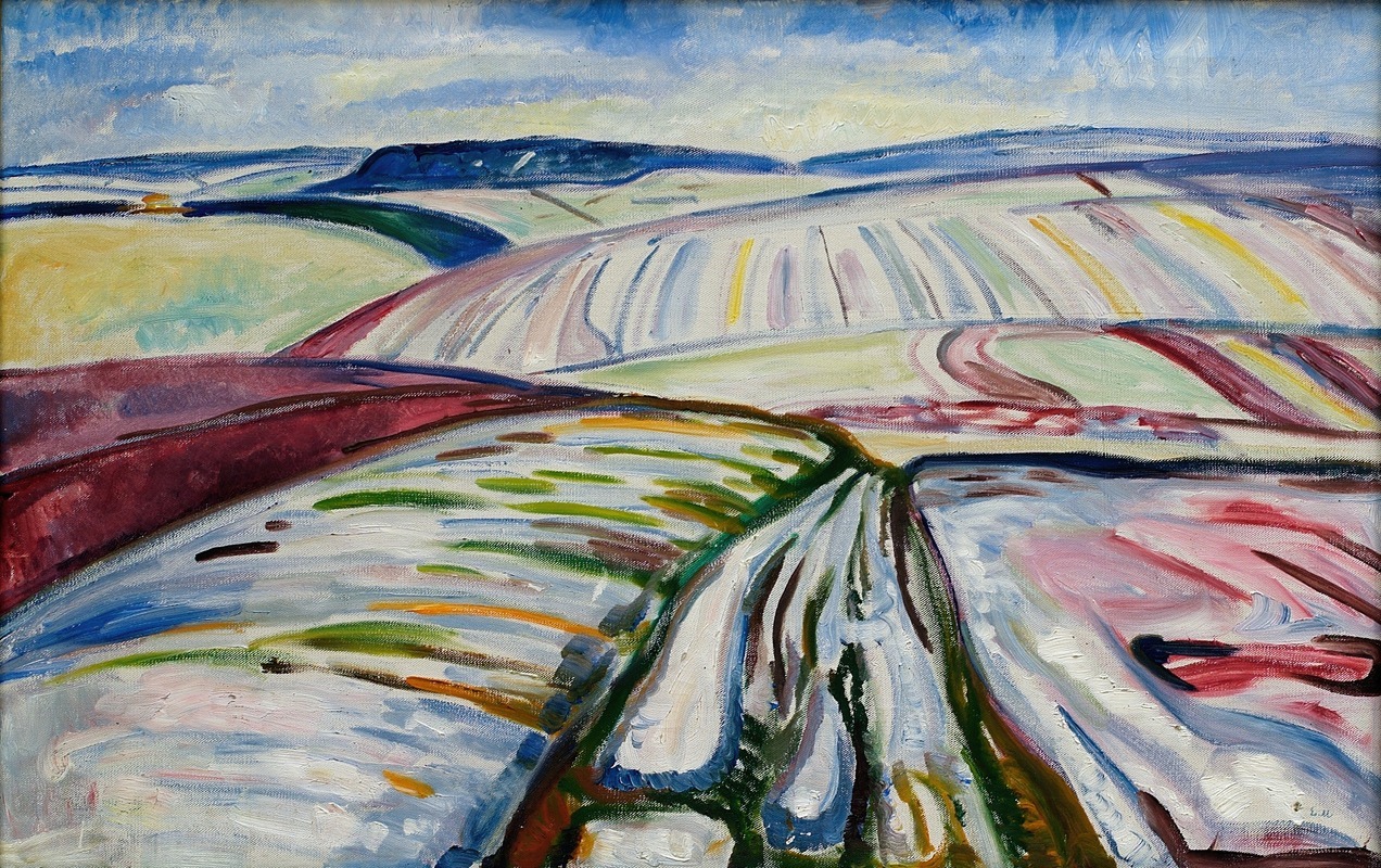 Edvard Munch - Field in Snow