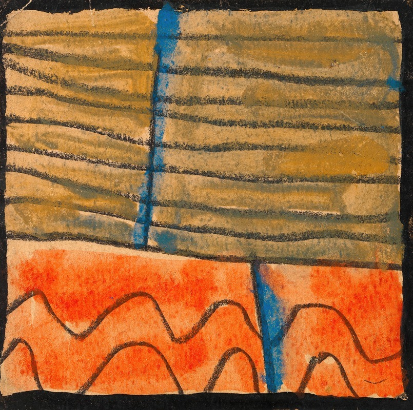 Egon Schiele - Abstrahierte Landschaft