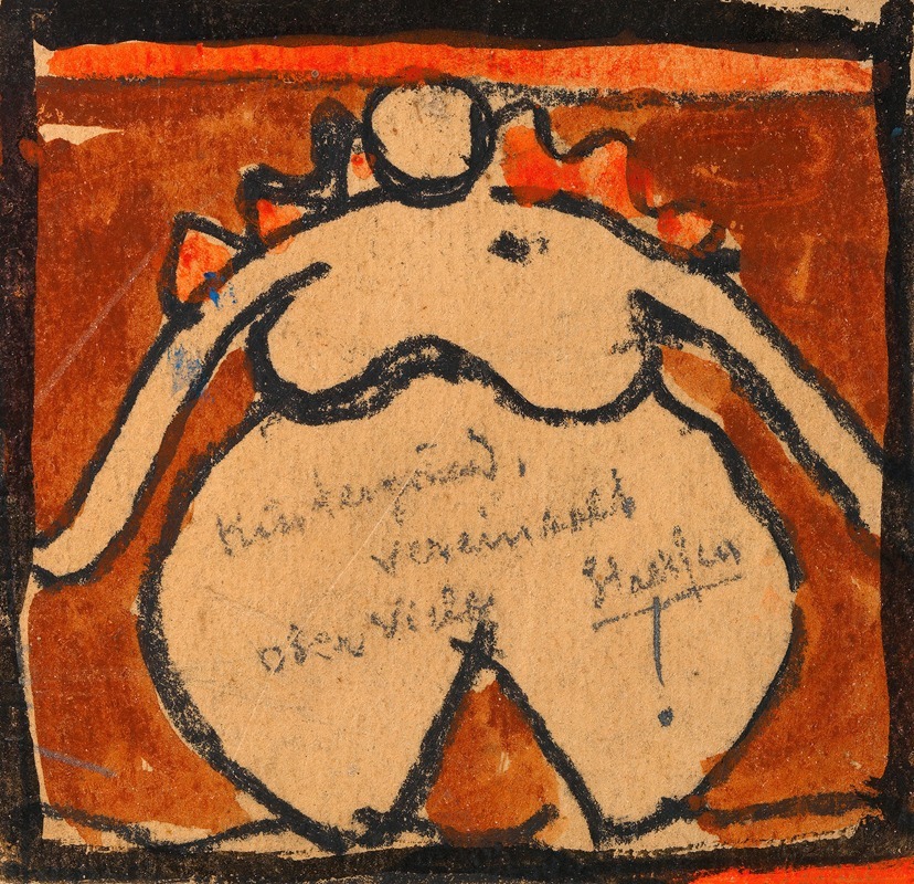 Egon Schiele - üppiger weiblicher Akt