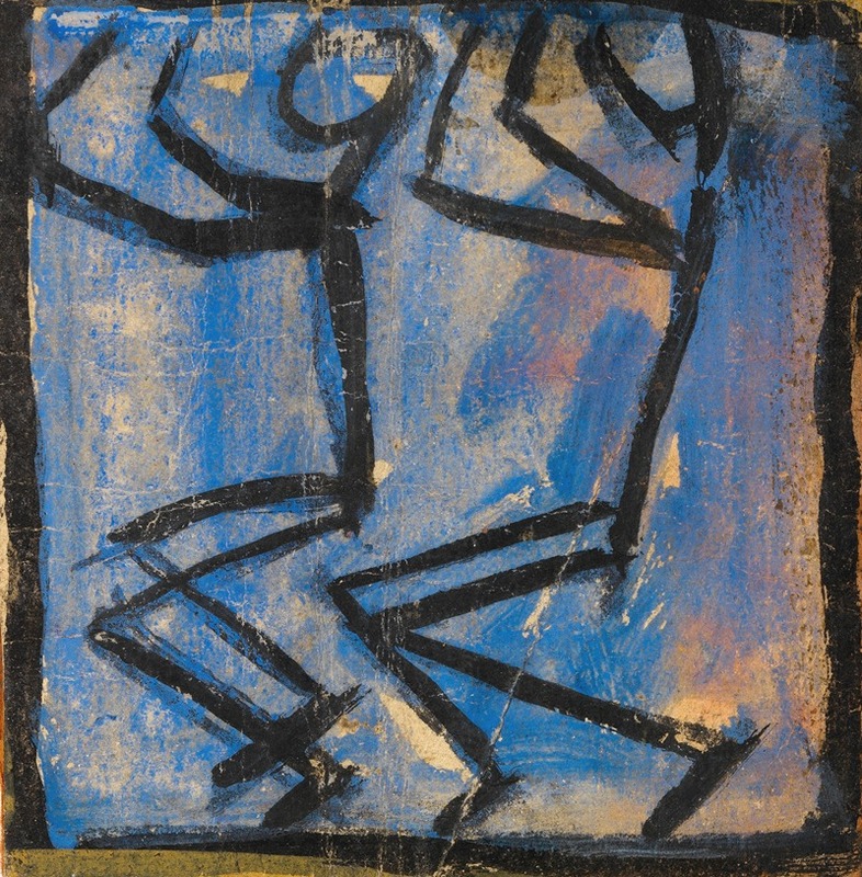 Egon Schiele - zwei Strichmännchen