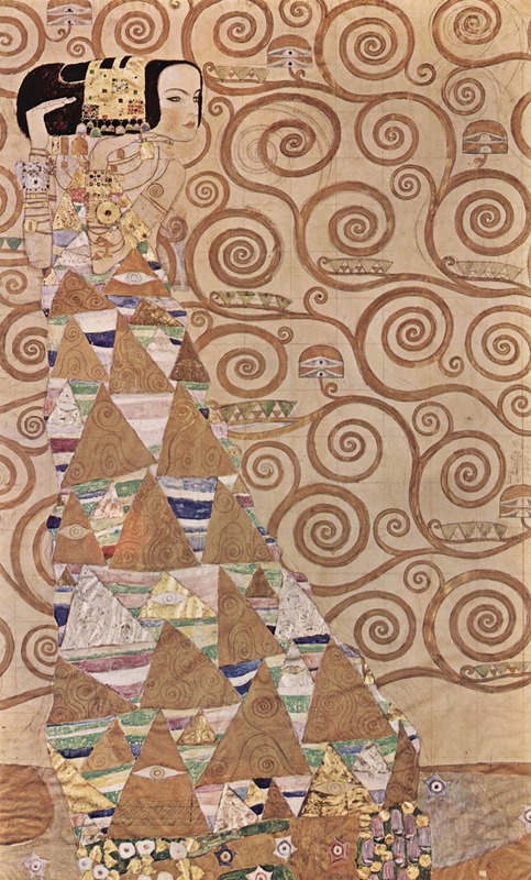 Gustav Klimt - Expectation (from Tree of Life)