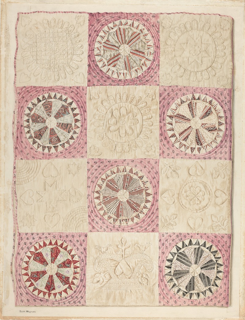 Edith Magnette - Wheel of Fortune Quilt