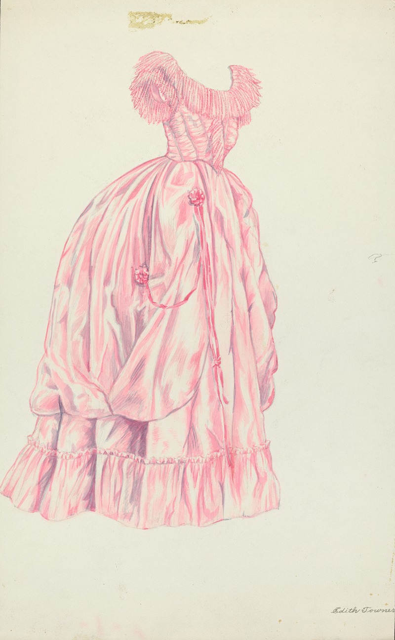 Edith Towner - Betrothal Dress