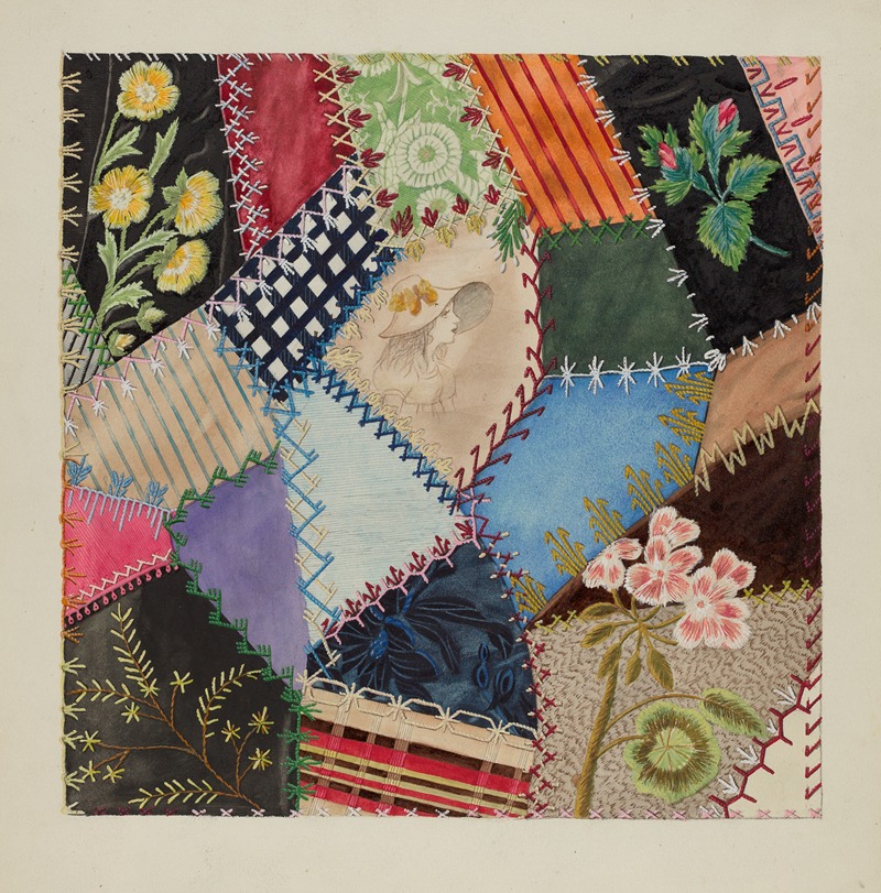 Edith Towner - Patchwork Quilt (Section)