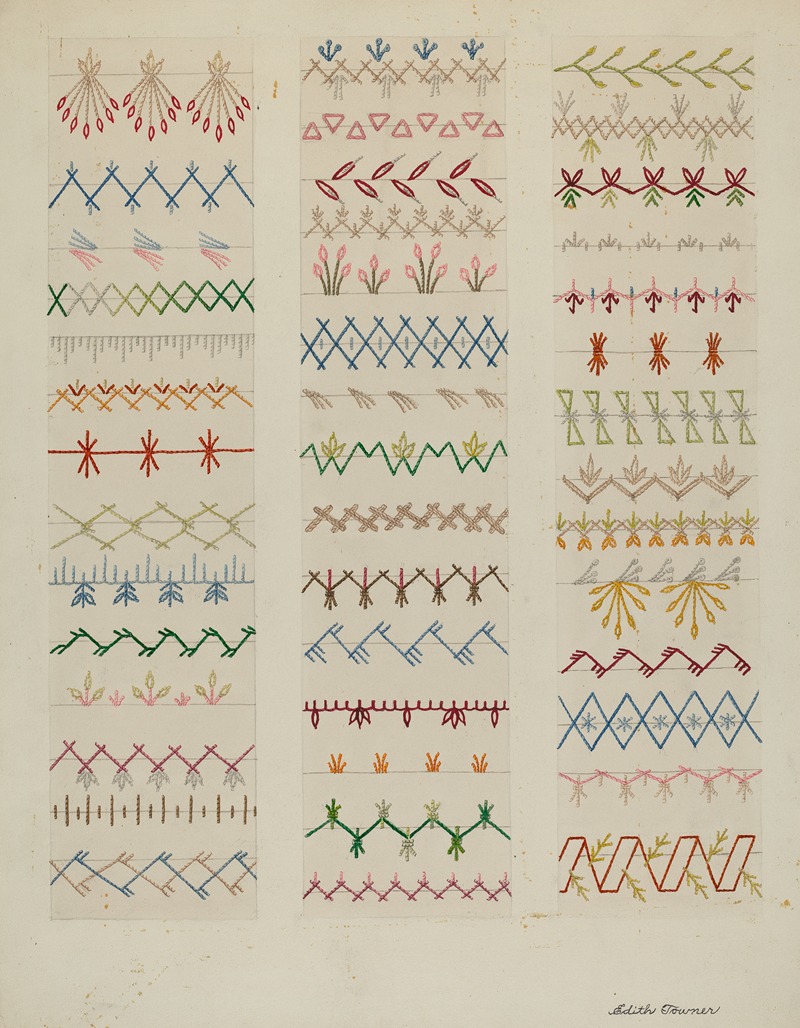 Edith Towner - Sampler