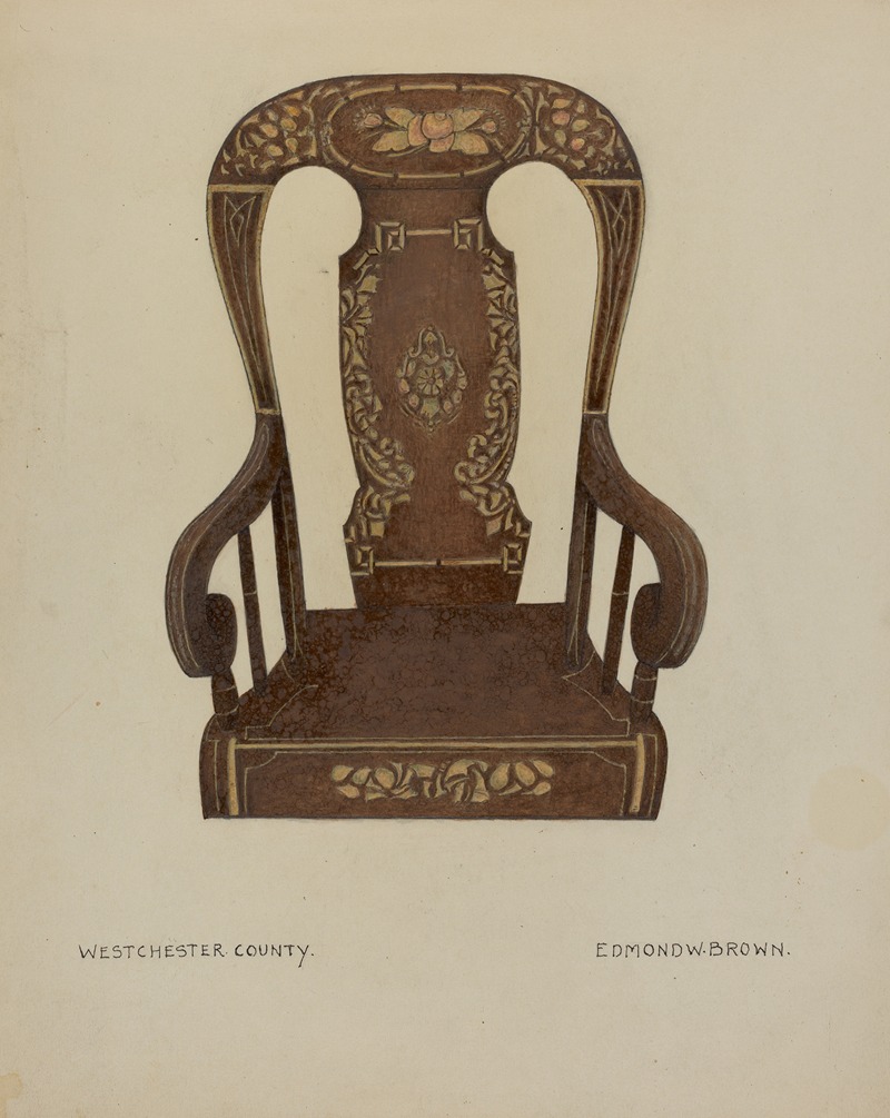 Edmond W. Brown - Pa. German Rocking Chair