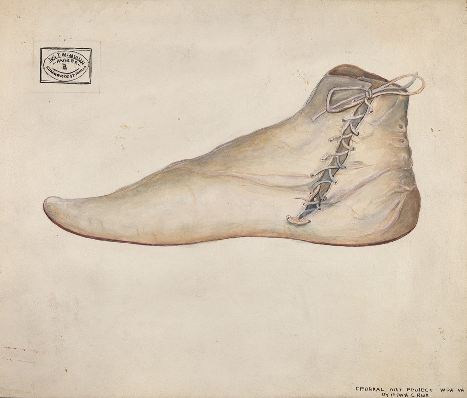 Edna C. Rex - Wedding Shoe