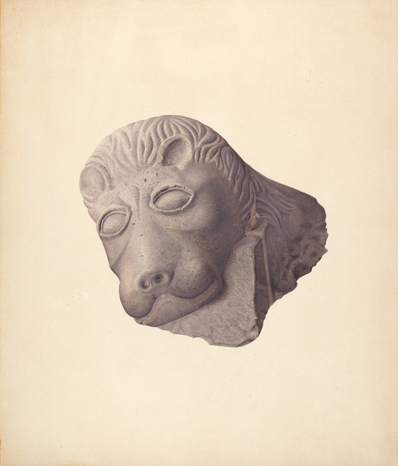 Edward DiGennero - Lion’s Head (one of pair)