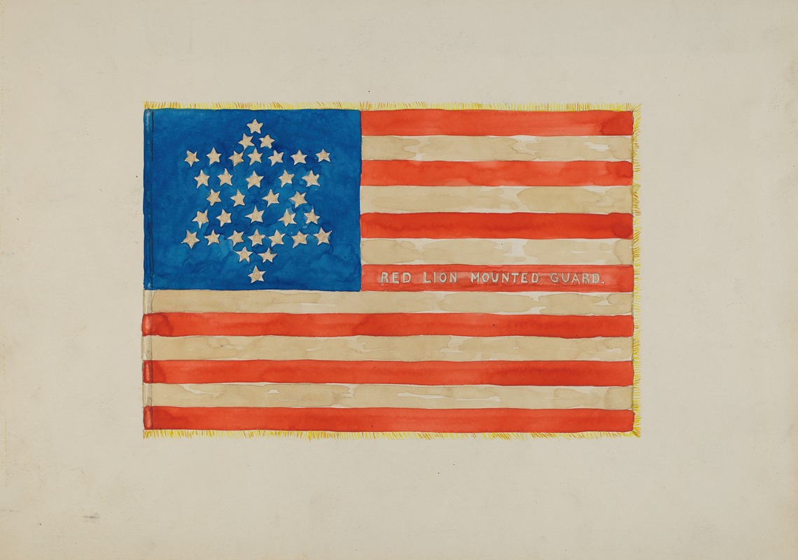 Edward Grant - Flag – Civil War