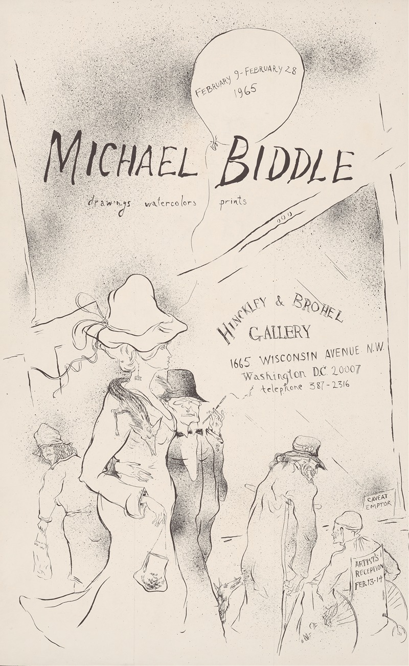 Michael Biddle - Michael Biddle, drawings, watercolors, prints