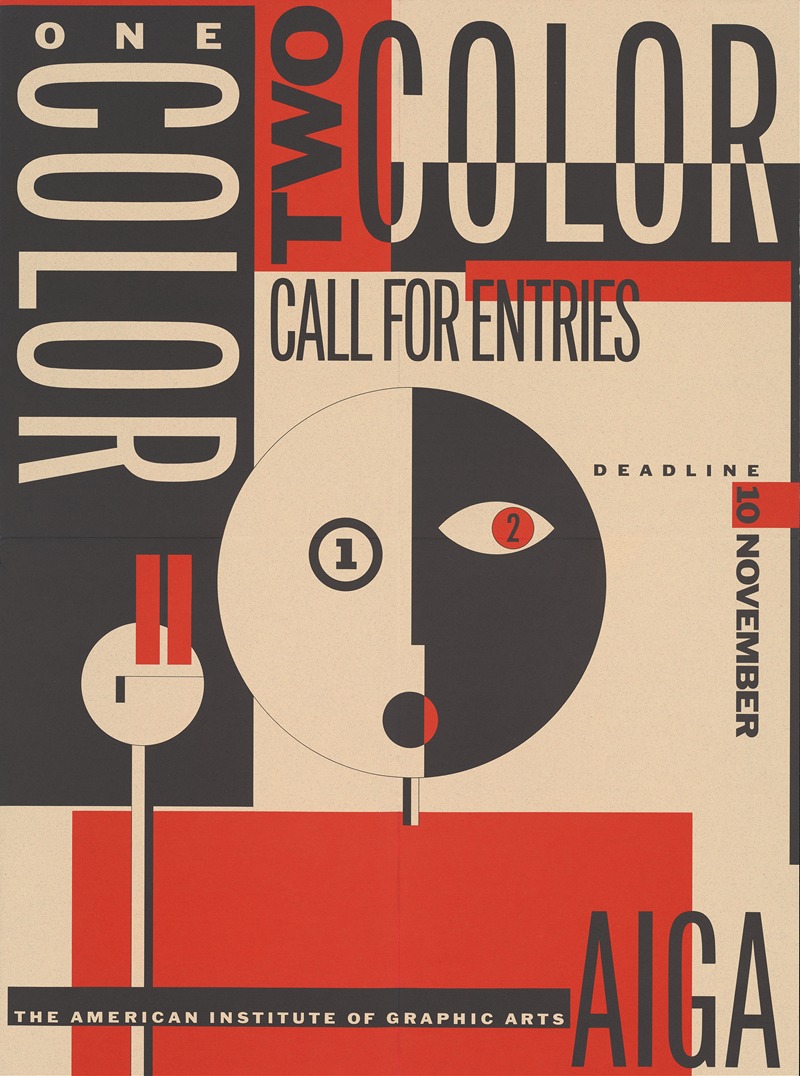 Michael Mabry - One color – two color – call for entry – AIGA