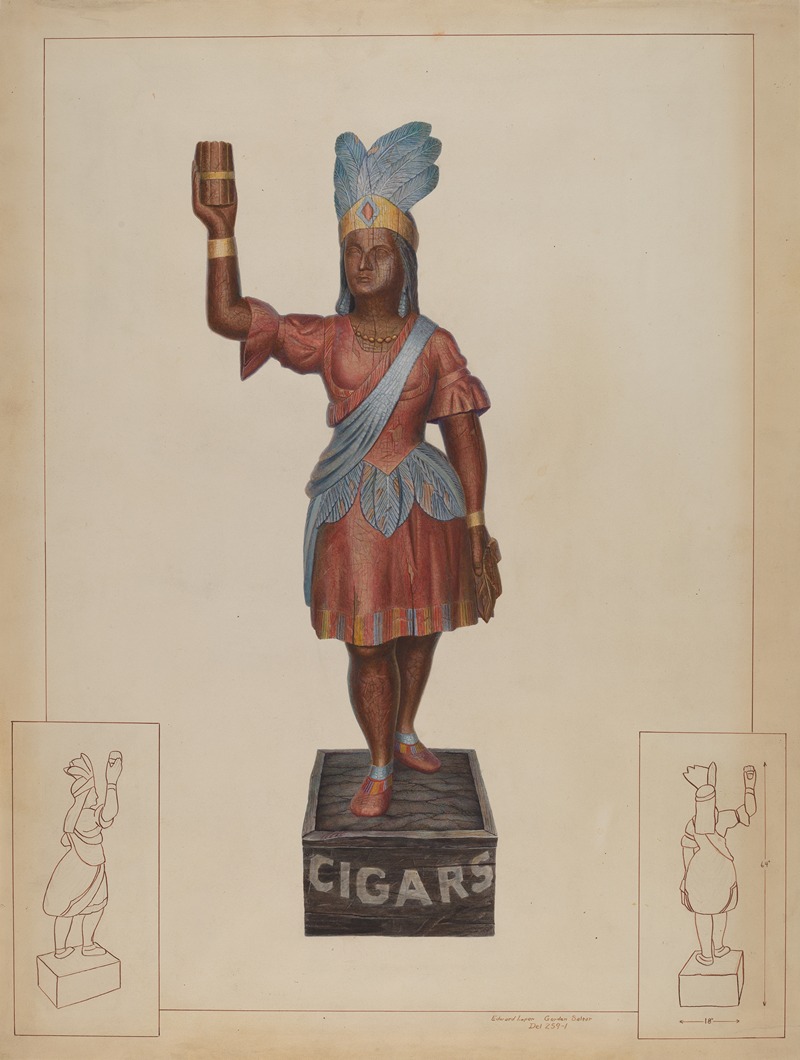 Edward L. Loper - Cigar Store Indian