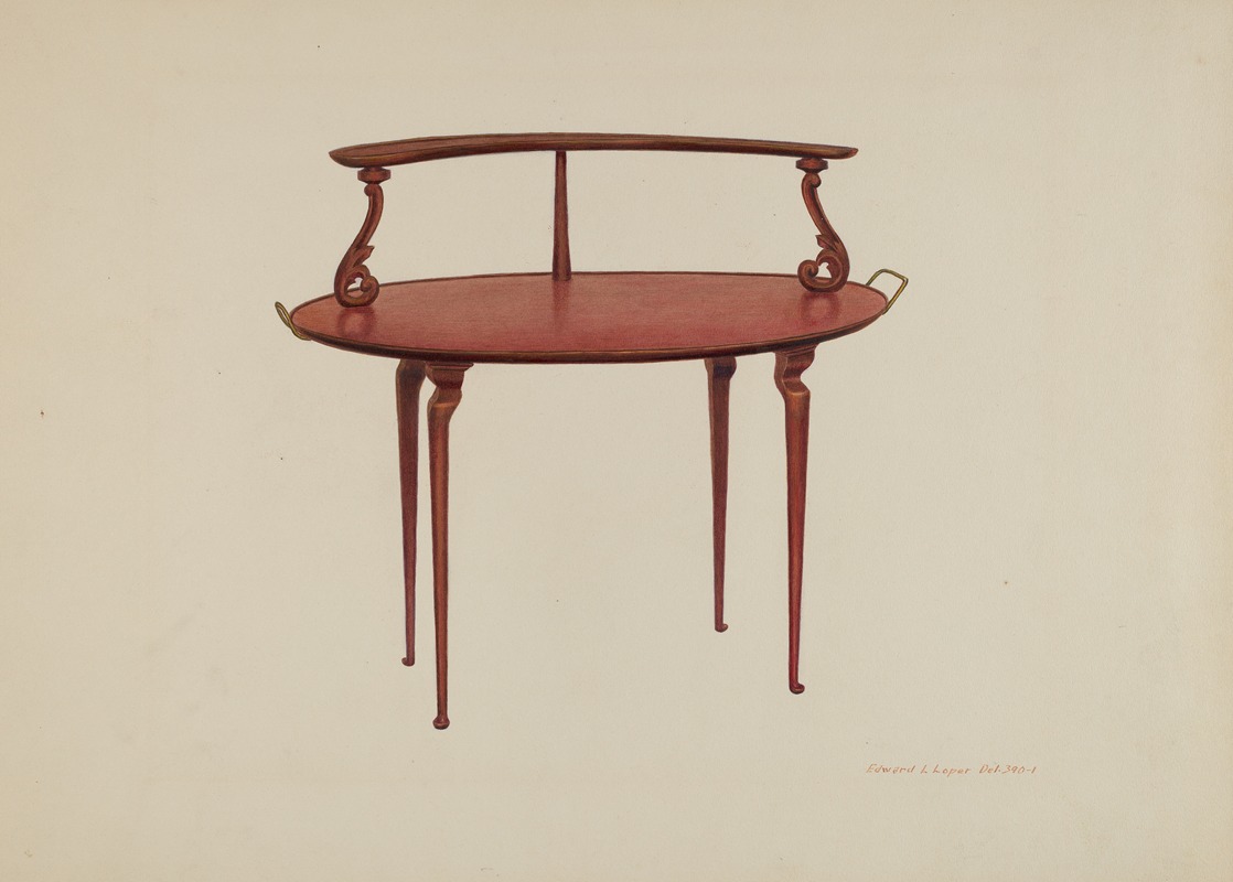 Edward L. Loper - Serving Table