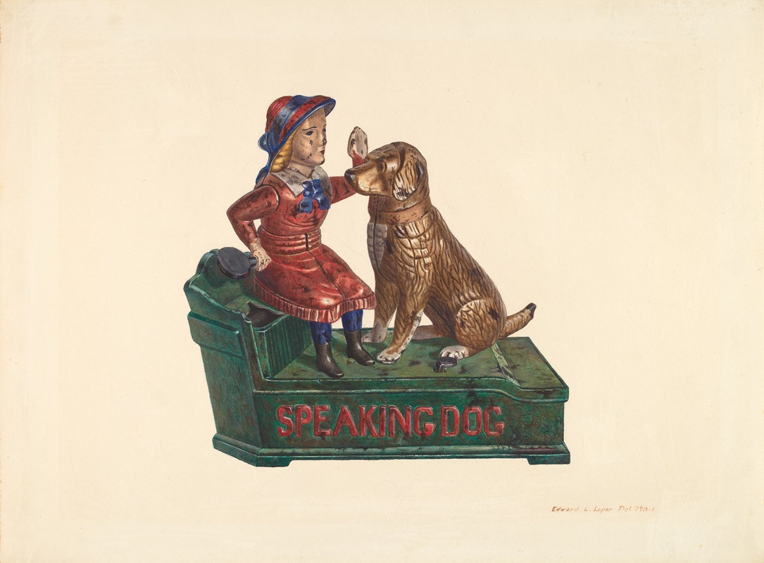 Edward L. Loper - Toy Bank – Speaking Dog