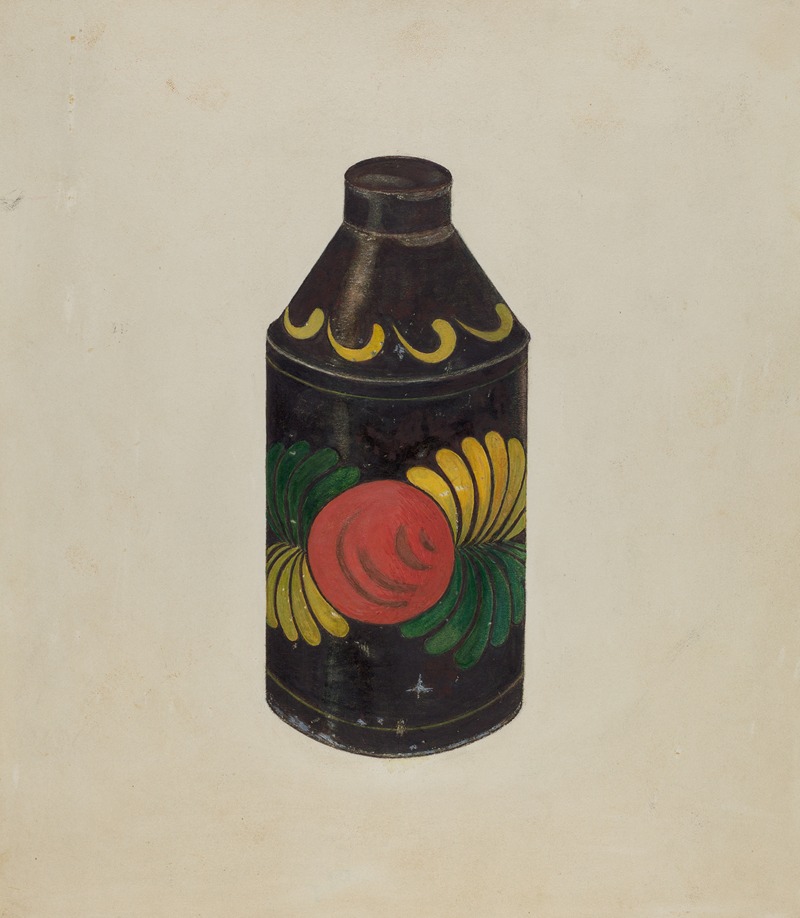 Edward White - Toleware Tea Cannister