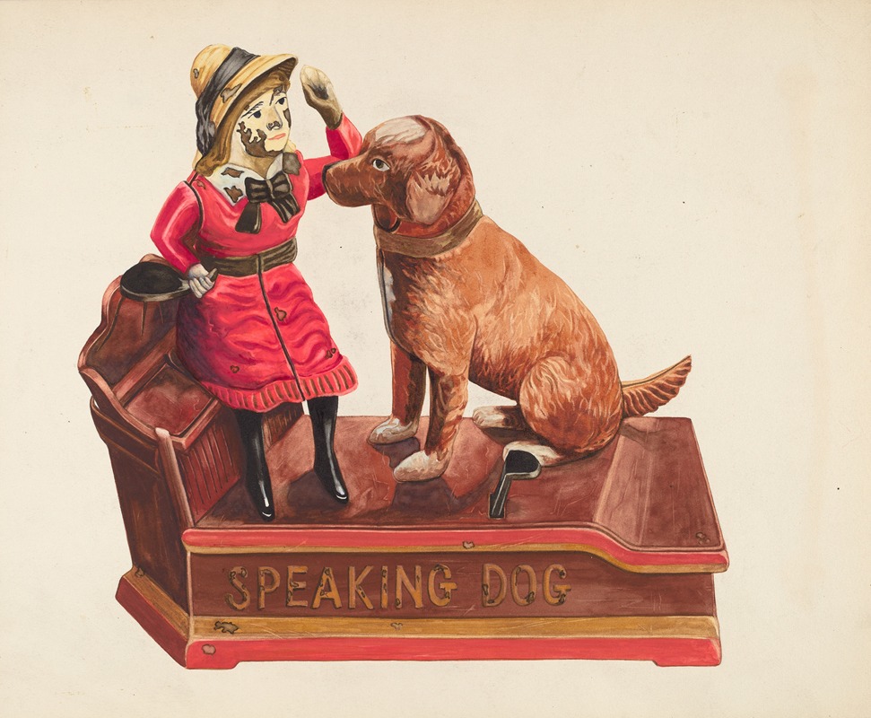 Einar Heiberg - Speaking Dog Mechanical Bank