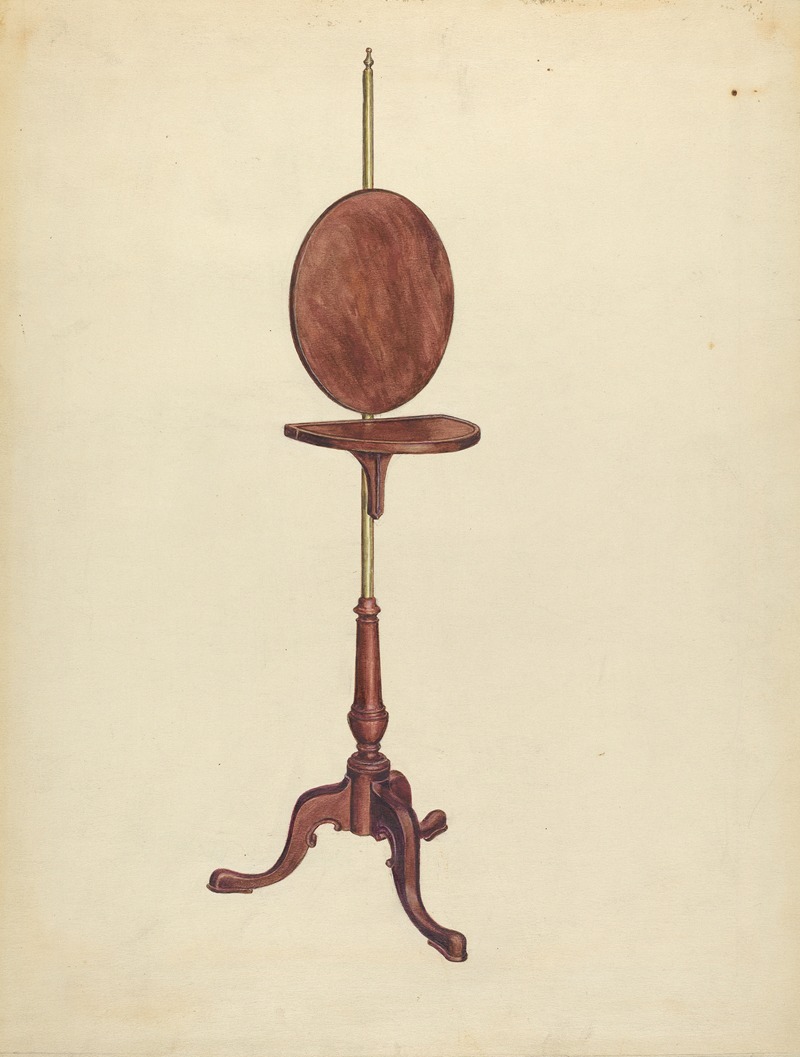 Elizabeth Curtis - Pole Screen and Candlestand