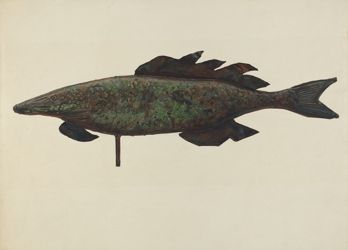 Elizabeth Fairchild - Fish Weather Vane