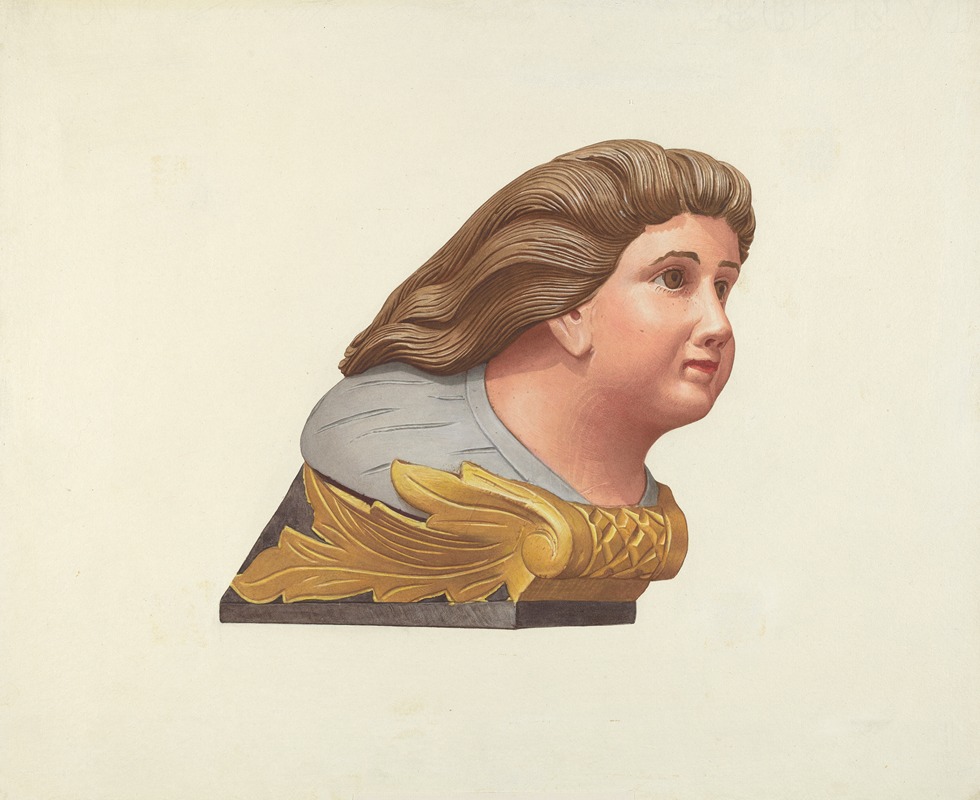 Elizabeth Moutal - Figurehead from Schooner Packet