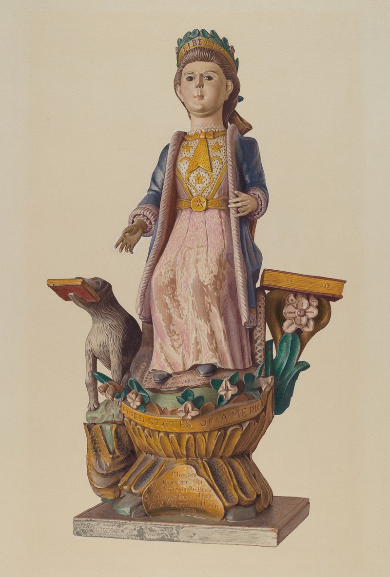 Elizabeth Moutal - Seated Figure – Liberty