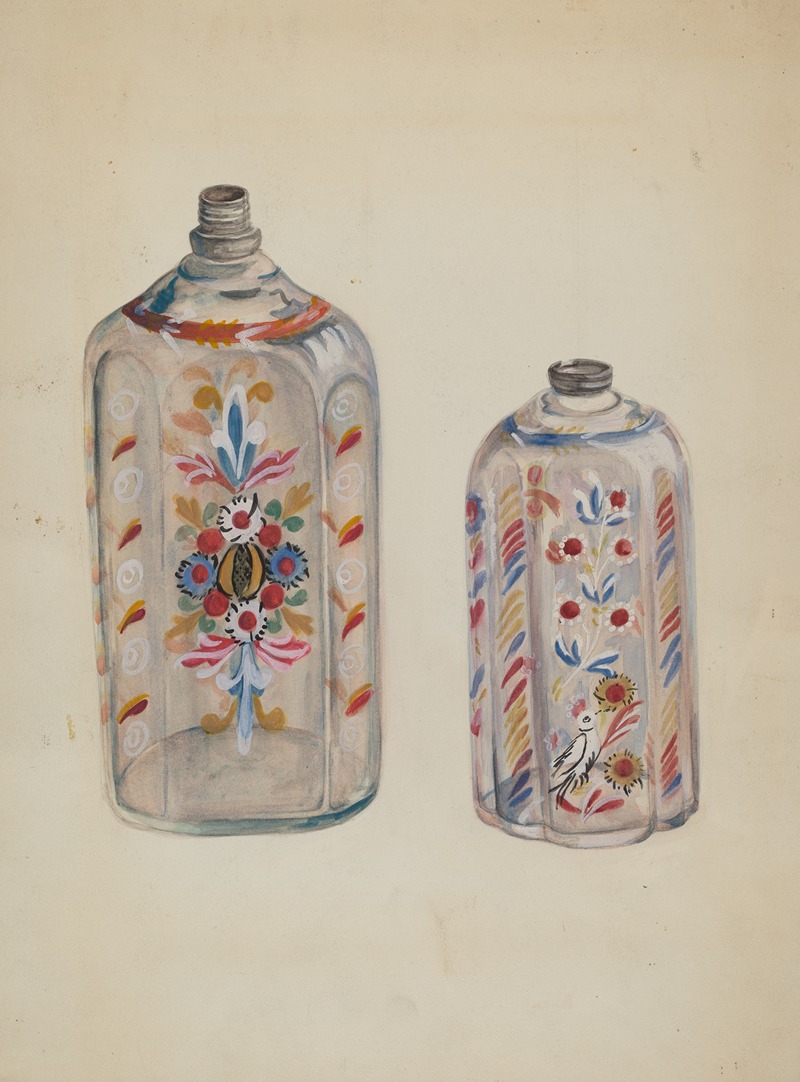 Ella Josephine Sterling - Flint Glass Bottles