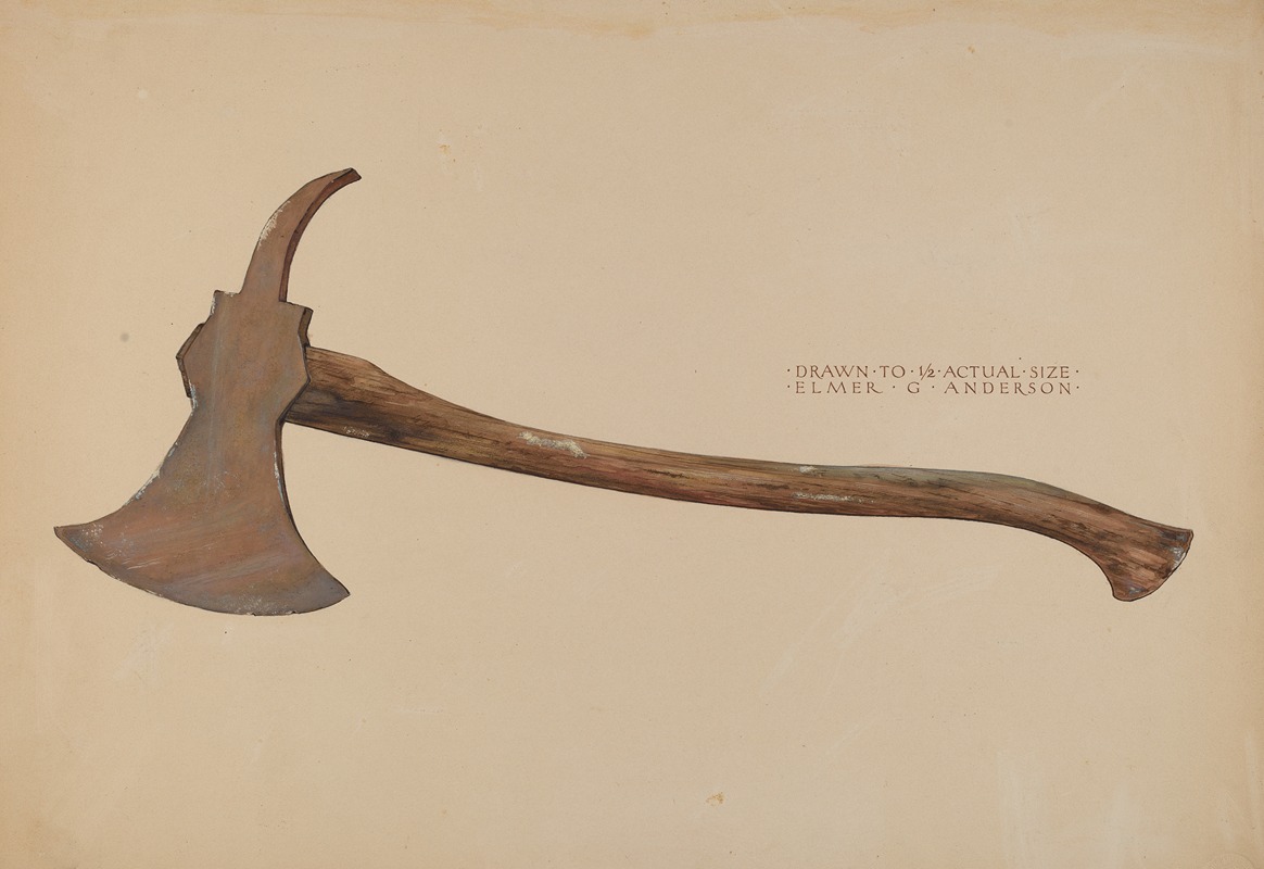 Elmer G. Anderson - Fireman’s Axe