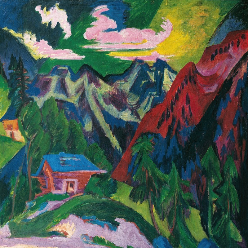 Ernst Ludwig Kirchner - Die Klosterser Berge