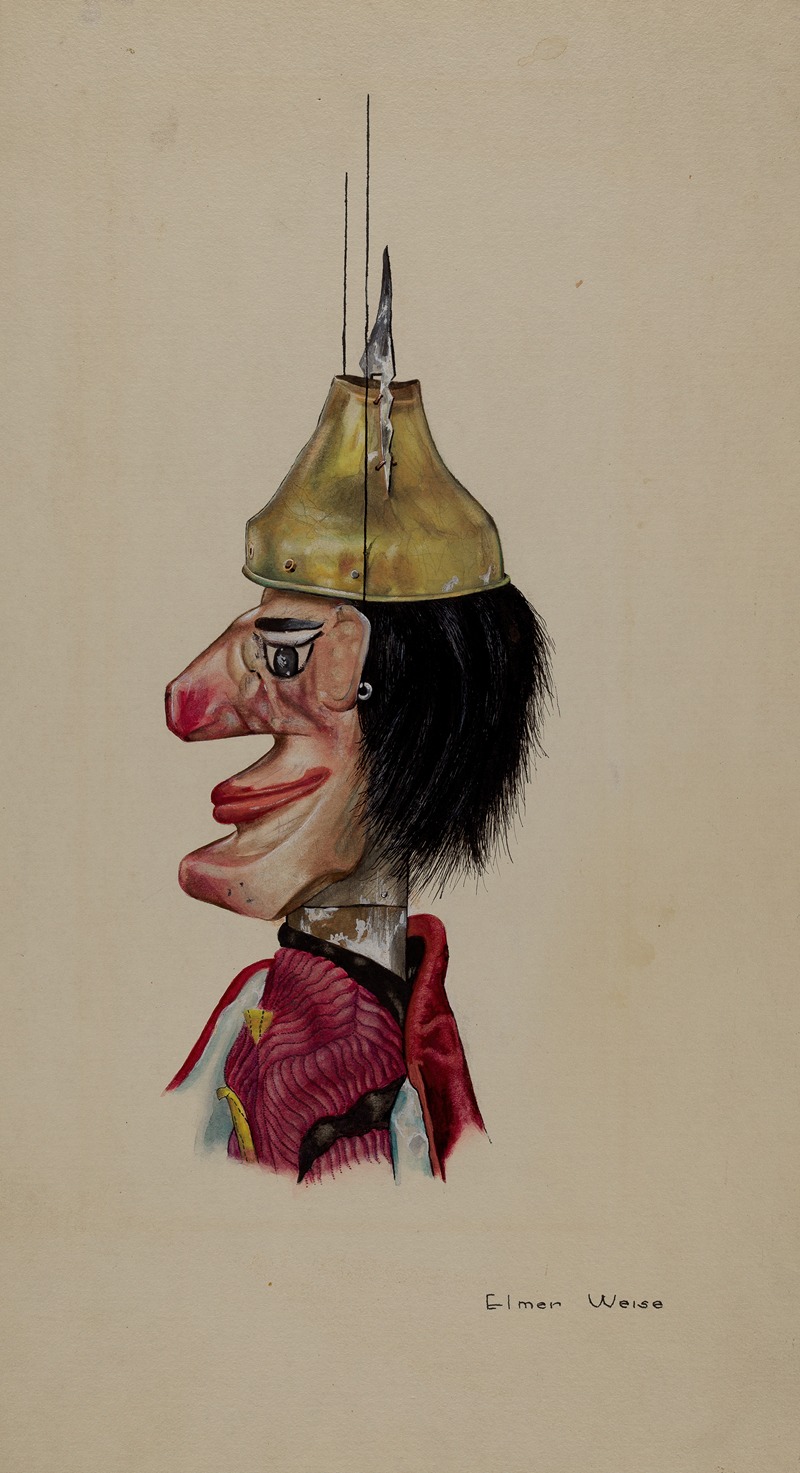 Elmer Weise - King Saul Marionette