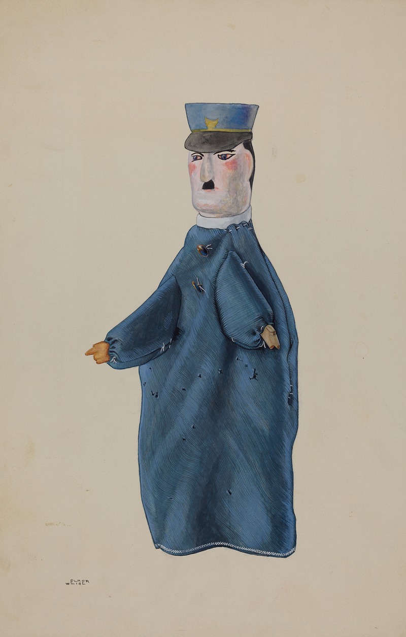 Elmer Weise - Hand Puppet – Policeman