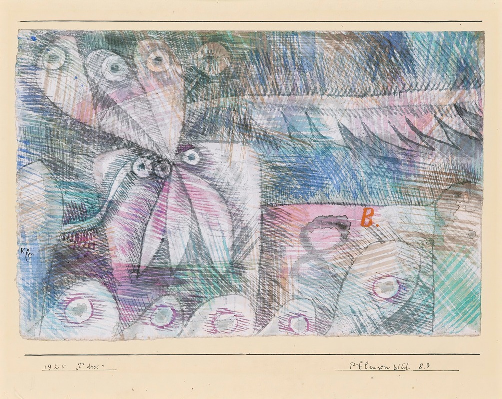 Paul Klee - Pflanzen Bild 8.B, 1925