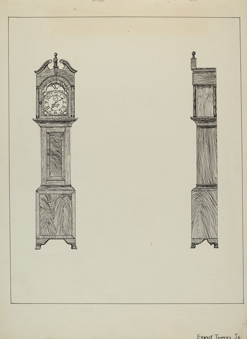 Ernest A. Towers, Jr. - Grandfather Clock