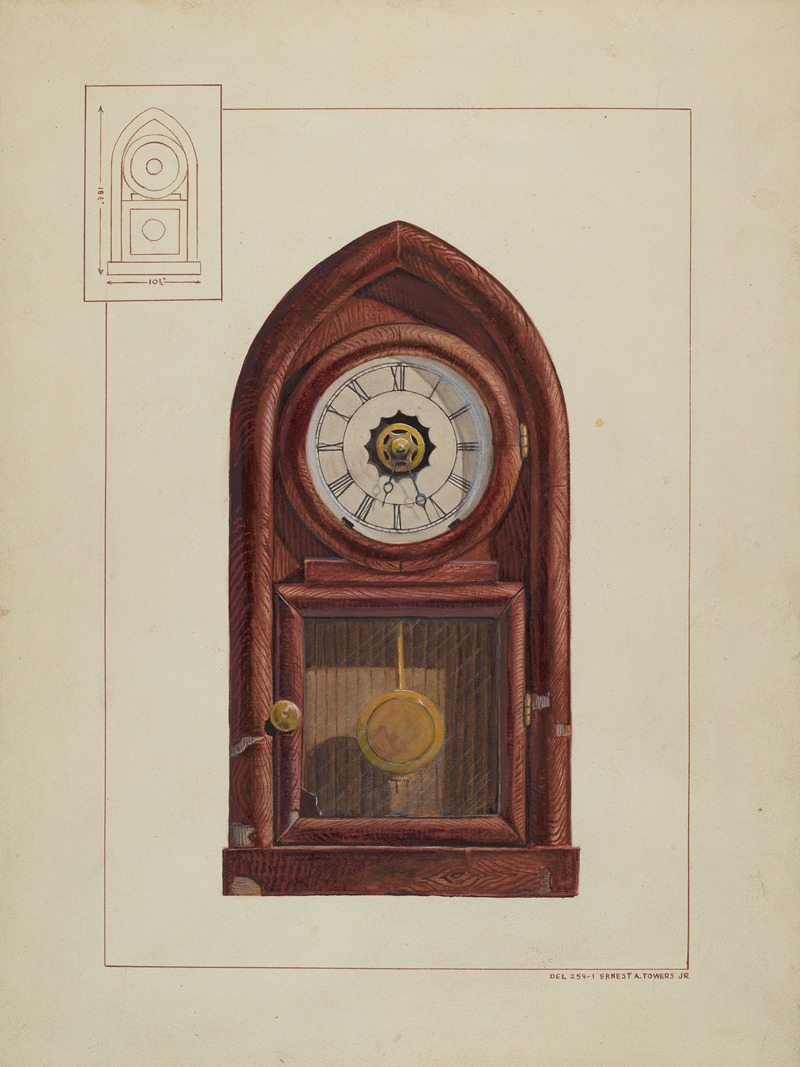 Ernest A. Towers, Jr. - Mantel Clock