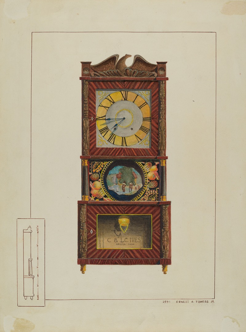 Ernest A. Towers, Jr. - Mantle Clock
