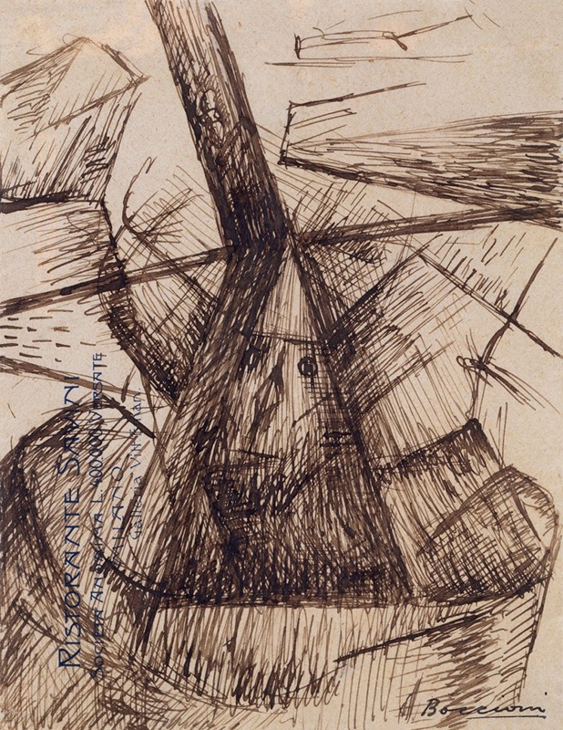 Umberto Boccioni - Study for ‘Fusion of a Head and a Window’