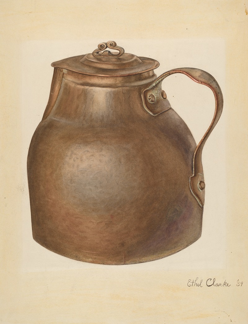 Ethel Clarke - Copper Water Vessel