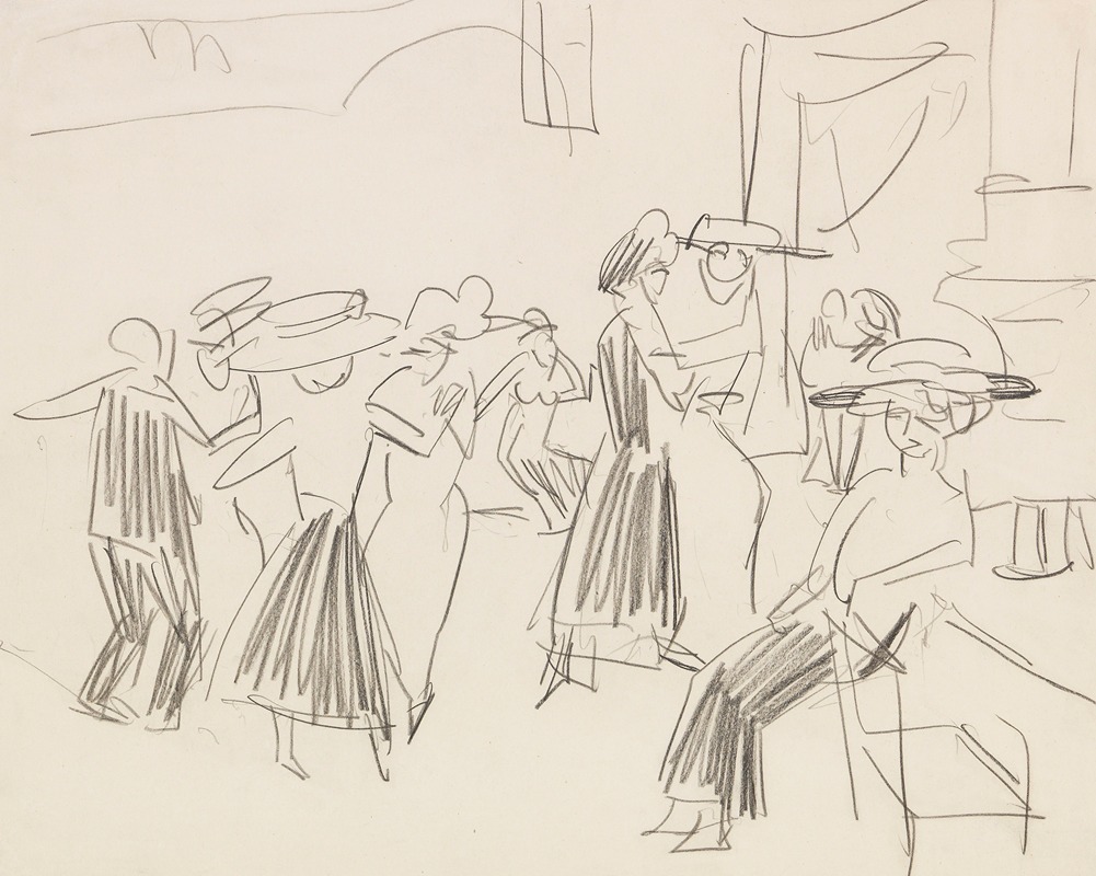 Ernst Ludwig Kirchner - Tanzcafé