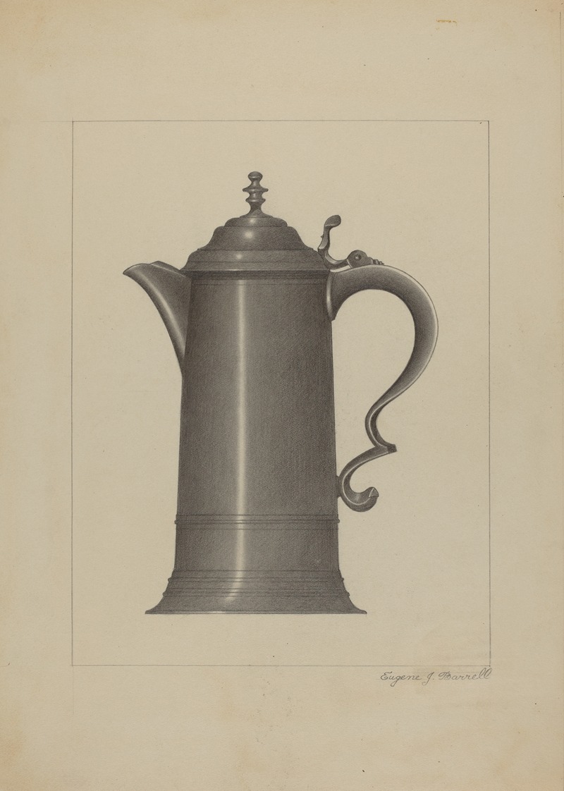 Eugene Barrell - Pewter Flagon