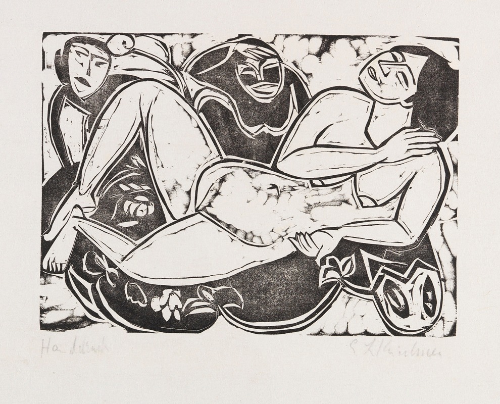 Ernst Ludwig Kirchner - Liegender Akt