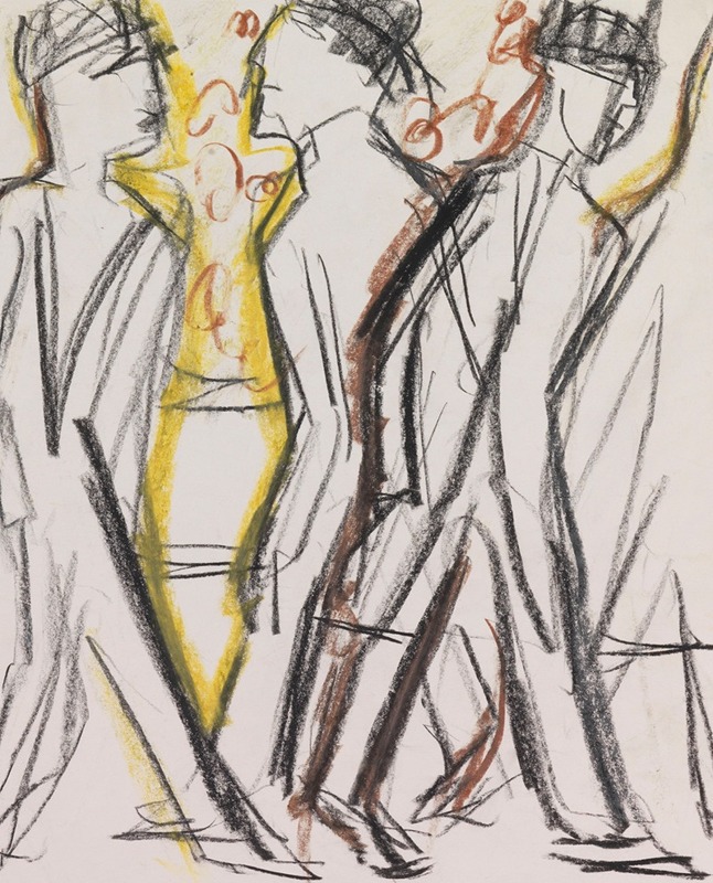 Ernst Ludwig Kirchner - Passanten auf der Straße