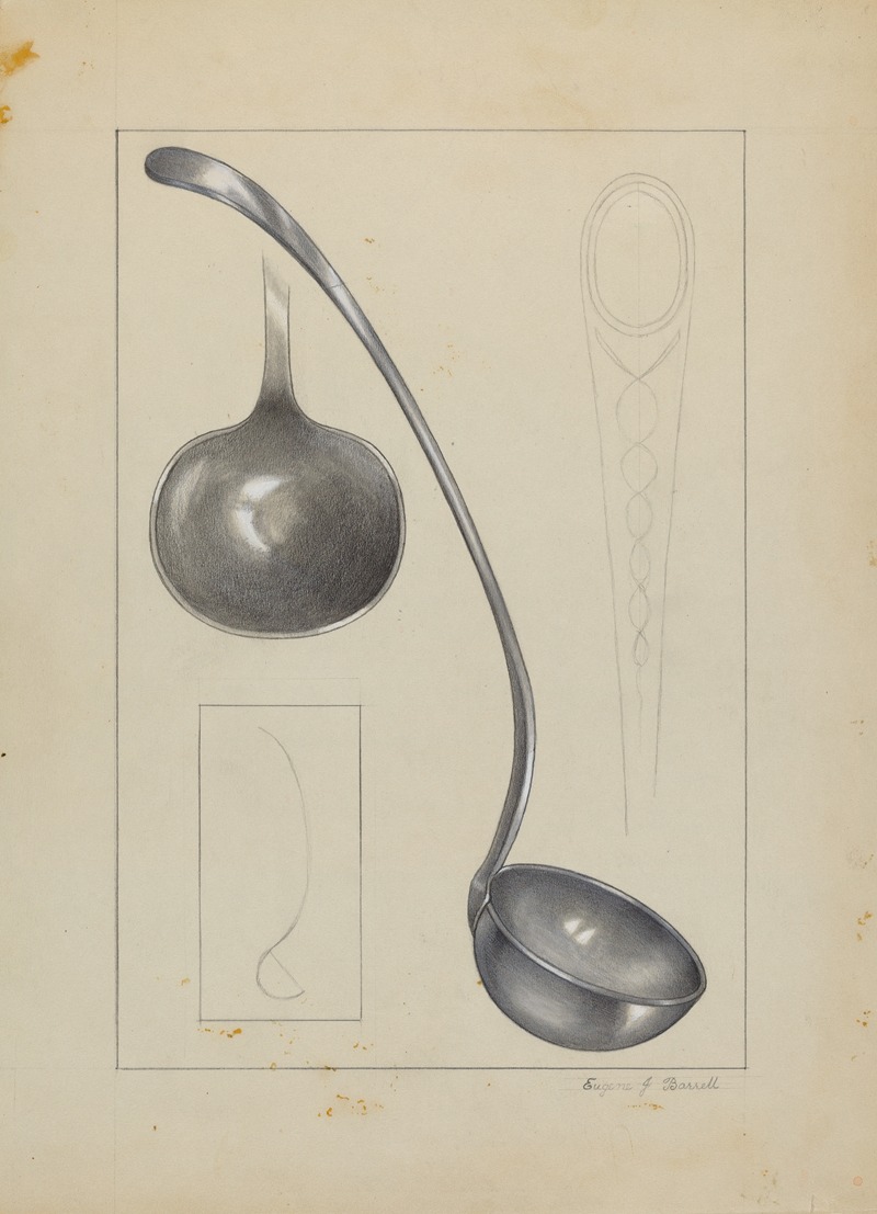 Eugene Barrell - Silver Gravy Ladle