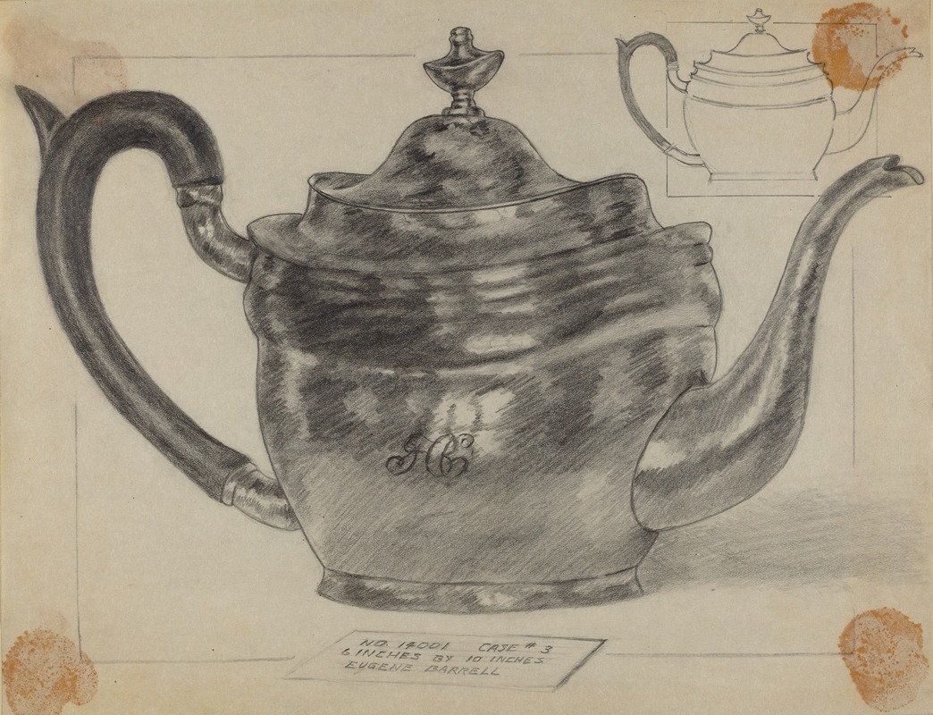 Eugene Barrell - Silver Teapot