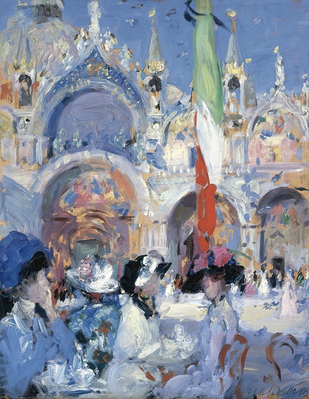 Francis Campbell Boileau Cadell - Florian’s Café, Venice