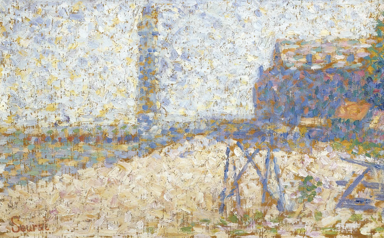 Georges Seurat - L’hospice Et Le Phare De Honfleur